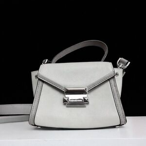 Michael Kors Whitney Soft Gray Mini Bag Purse sachet